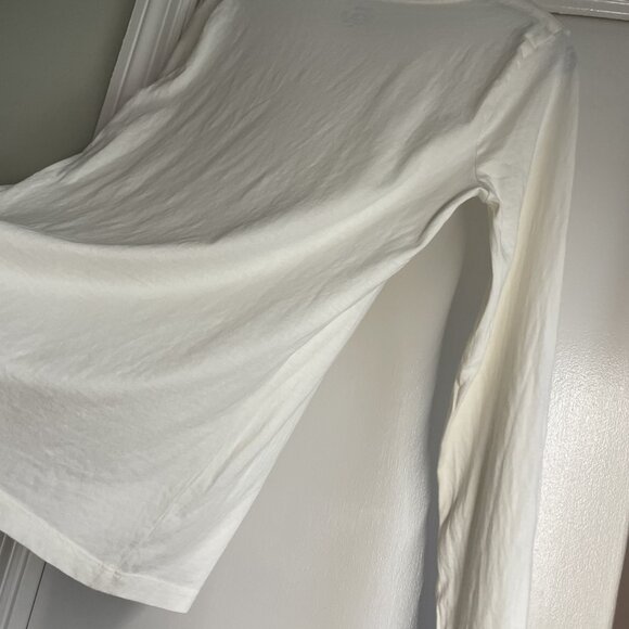 J. Crew Holiday Cat Pajama Lounge Top Size S Cream Long Sleeve PJ Collector Tee - Picture 7 of 8